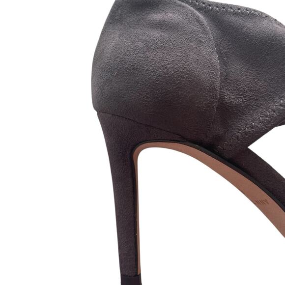 ANN TAYLOR Gray Suede Pointed Toe, Sz 6, Elegant, Career Chic - Picture 11 of 13